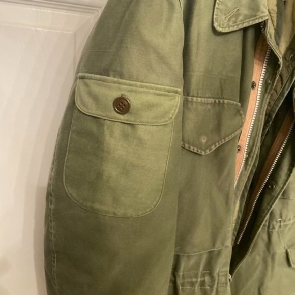 SOLD 90s Rugged Military Field Jacket w/ Liner - Picture 9 of 11